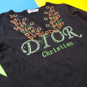 Vintage Y2K top black